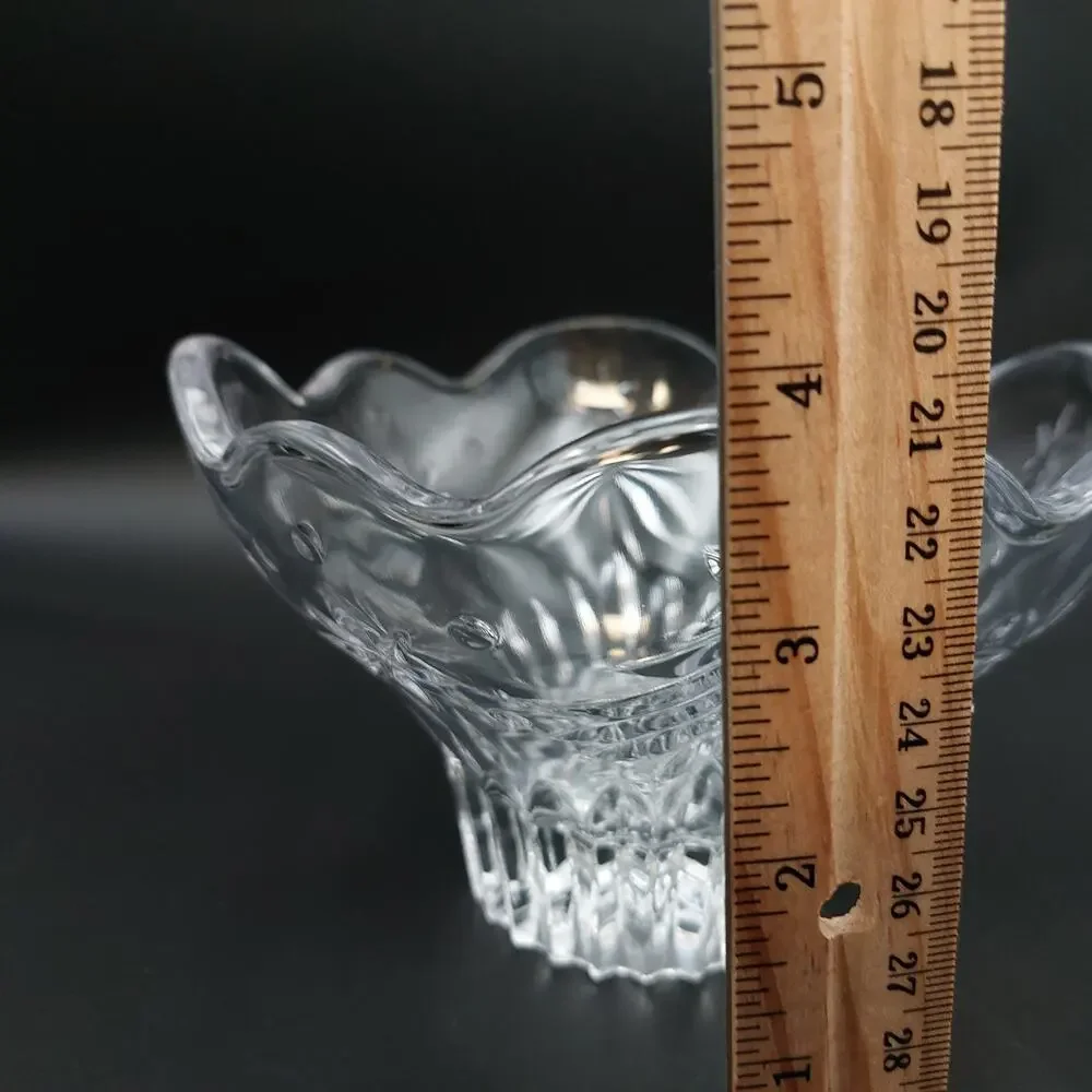 Mikasa Christmas Night Crystal Footed Bowl 6